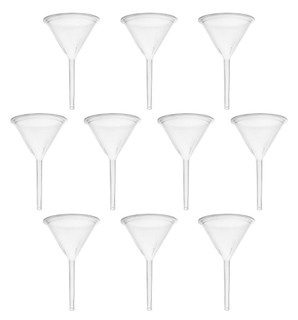 10PK Filter Funnel, 2.6" - Polyethylene Plastic - Chemical Resistant - 224738 224738