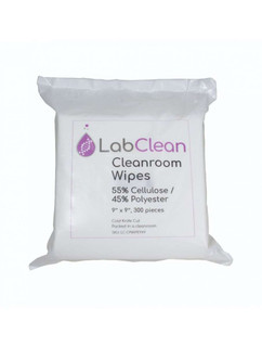 LabClean CLEANROOM WIPES, 55% CELLULOSE / 45% POLYESTER, 9?«• x 9?«•, 300/PACK - 226052 226052
