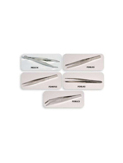 STAINLESS STEEL FORCEPS, ANGULAR BLUNT, 5" - 226112 226112