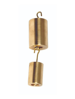 HOOKED DOUBLE-ENDED BRASS WEIGHT SET OF 9 227430 HOOKED DOUBLE-ENDED BRASS WEIGHT SET OF 9 227430