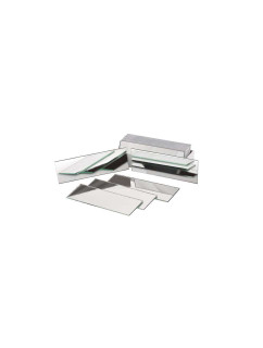 PLANE GLASS MIRROR STRIPS, 6" X 4", 1/4" THICK 227866