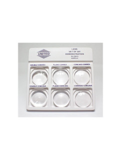 38 MM DEMONSTRATION LENS SET, ACRYLIC 227804 38 MM DEMONSTRATION LENS SET, ACRYLIC 227804