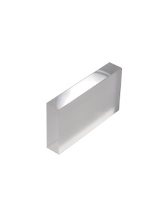 GLASS BLOCK WITH TWO FROSTED SIDES, 114MM X 63MM X 19MM 227832