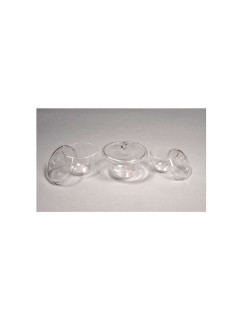 CRUCIBLES, GLASS, 80ML (LID ONLY) 228464