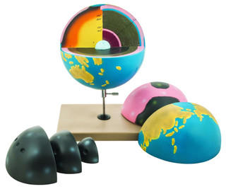 7 Piece Globe Model Earth - Cross Sectional 225914