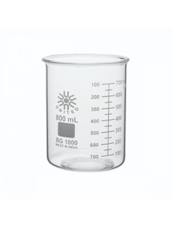 BEAKERS, LOW FORM, BOROSILICATE GLASS, 800ML, CASE, PK/24 229404