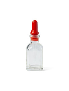 BARNES DROPPING BOTTLE, WITH PIPET AND RUBBER BULB, 30ML