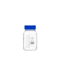 MEDIA/STORAGE BOTTLES, WIDE MOUTH, SQUARE, BOROSILICATE, 1000ML, PK/10 229510