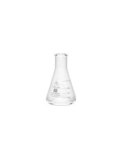 ERLENMEYER FLASK, NARROW MOUTH, BOROSILICATE GLASS, 125ML, PK/12 229958