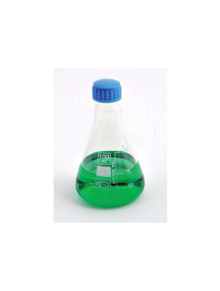 ERLENMEYER FLASK, W/SCREW CAP, BOROSILICATE GLASS, 500ML, CASE, PK/24 230254