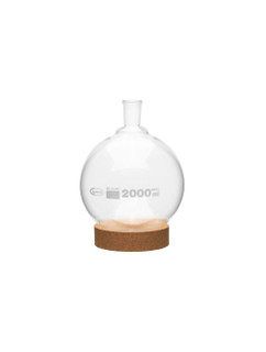 BOILING FLASK, ROUND BOTTOM, GROUND JOINTS, 2000ML 229982