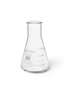 ERLENMEYER FLASK, WIDE MOUTH, BOROSILICATE GLASS, 125ML, PK/12 230004