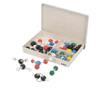 EISCO Basic Inorganic and Organic Chemistry Molecular Model Set, 64 Pieces 225216