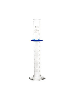 GRADUATED CYLINDERS, DOUBLE SCALE, CLASS A, INDIVIDUALLY CERTIFIED, 100ML