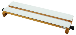 The insect spreading board is made of wood and comes with a synthetic sheet that can be used repeatedly without leaving any pin marks. The groove on the board is adjustable in width, making it suitable for insects up to 12mm in size. The board is designed to prevent damage to the insect while it is being pinned.