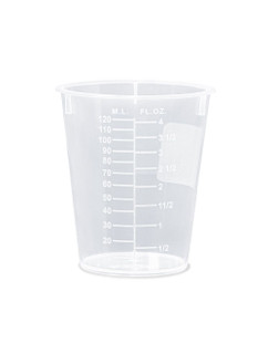 STACKABLE BEAKERS, POLYPROPYLENE (PP), 120ML, PACK OF 25 231034