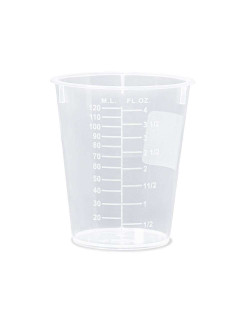 STACKABLE BEAKERS, POLYPROPYLENE (PP), 120ML, CASE OF 1000 231168
