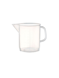 BEAKERS WITH HANDLE, SHORT FORM, PP, 2000ML, PK/6 231092