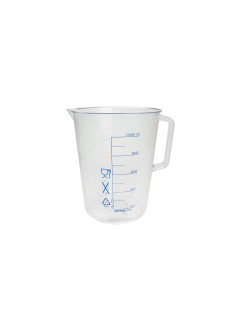 BEAKERS W/HANDLE, PRINTED GRADUATIONS, PMP, 10000ML 231160