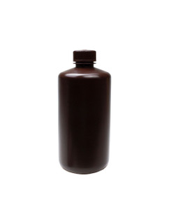 REAGENT BOTTLE, NARROW MOUTH, AMBER, HDPE, 500ML, PK/12 231268