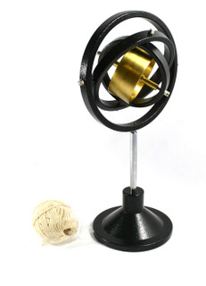 Eisco Labs Premium Gyroscope - Fitted on High-Quality Metal Stand - Includes String PH0342