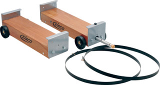 Eisco Labs Premium Dynamics Cart Set, 3 Wheeled, 12" x 3.5", (Set of 2), with Hoops 225728