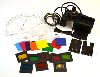 Student Optics Kit - Light Box & 27 Optical Components 225688
