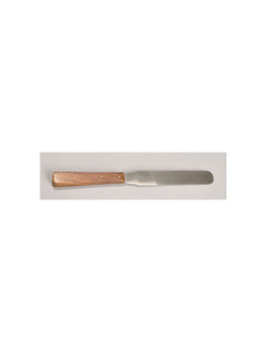 SPATULA, STAINLESS STEEL, W/ WOODEN HANDLE, 8" BLADE 231734