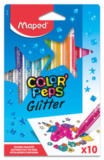 Color'Peps Premium Glitter Markers x10, 144 sets 232350