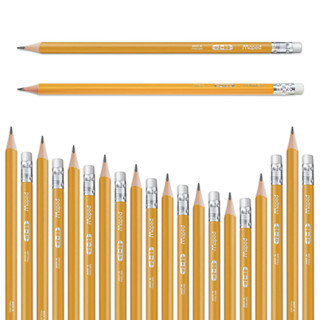 Essentials Yellow Triangular Graphite #2 Pencils Bulk Pack x576, 1 box of 576 232620