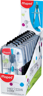 Precision Bow Thumbwheel Compass 3 Piece Set, 80 each 232965