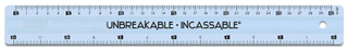Unbreakable Ruler 12" / 30cm - Blue, 100 each 233000