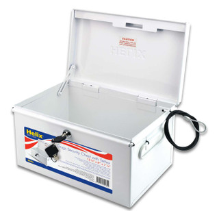 Metal Lockable Drugs Chest with Security Tether, 4 units 233505