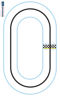 mBot Racetrack Mat, 60" x 96" 199012