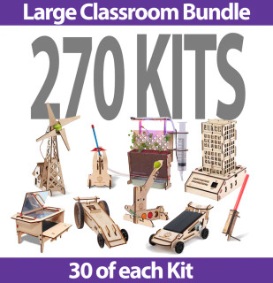 BrainStorm STEM Kits - Makerspace Complete Bundle: 30 of each Kit (270 Total)_main