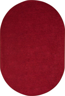 Endurance 6' x 9' Oval area rug in color Burgundy 234305