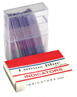 Blue Litmus Paper, Pack of 100 Strips.