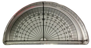 Refraction Tank, graduated semi-circular for Science Education