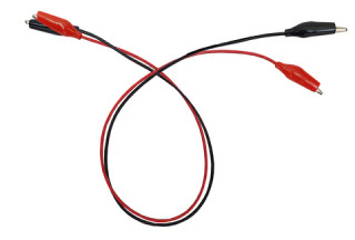 Connector Cord, Alligator/Alligatorone each red and black 18 inch