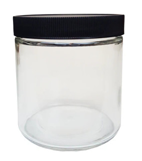 Specimen Jar, Flint Glass, 16oz capacity with 89/400 neck and foam lined cap