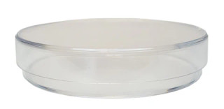 Petri Dish, Polystyrene, 70mm diameter x 15mm height. Pack 20.