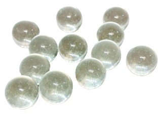 Glass Balls, 25mm Diameter, Pack of 12