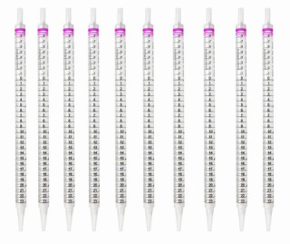 Sterile Plastic Serological Pipettes, 25 mL, 0.2 mL Graduations, Pack of 10_main