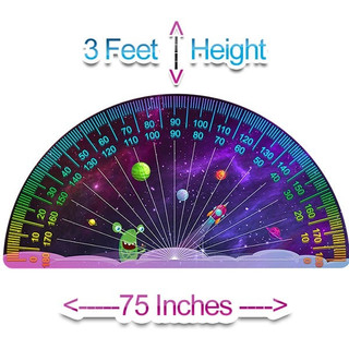 Floor Protractor Door Mat_rainbow