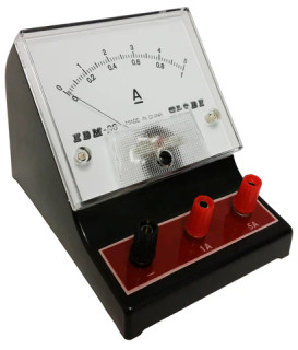 Analog Ammeter, 0A to 1A, 0A to 5A; DC