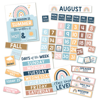 Boho Circle Time Bulletin Board Calendar for Classroom_main