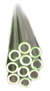 Borosilicate Glass Tubing 7mm Outer Diameter x 610mm or 24 inches length, 1-Pound Pack