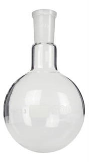 Round-Bottom Boiling Flask, 24/40 Ground Glass Joint, 500ml