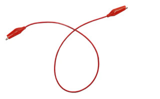 Connector Cord, 18 in., Alligator Ends, Pack of 10 Red Cords Connector Cord, 18 in., Alligator Ends, Pack of 10 Red Cords