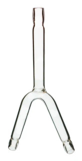 Glass Connecting Tube, Y-Shaped, 6mm OD, Pack of 10.